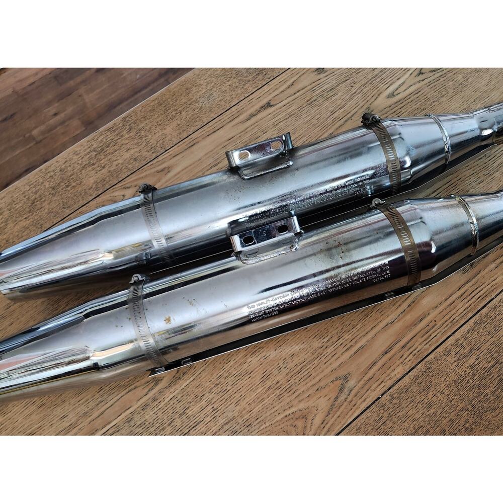 Harley Davidson OEM HARFX1746/1868 Exhaust Muffler Chrome Heat Shield
